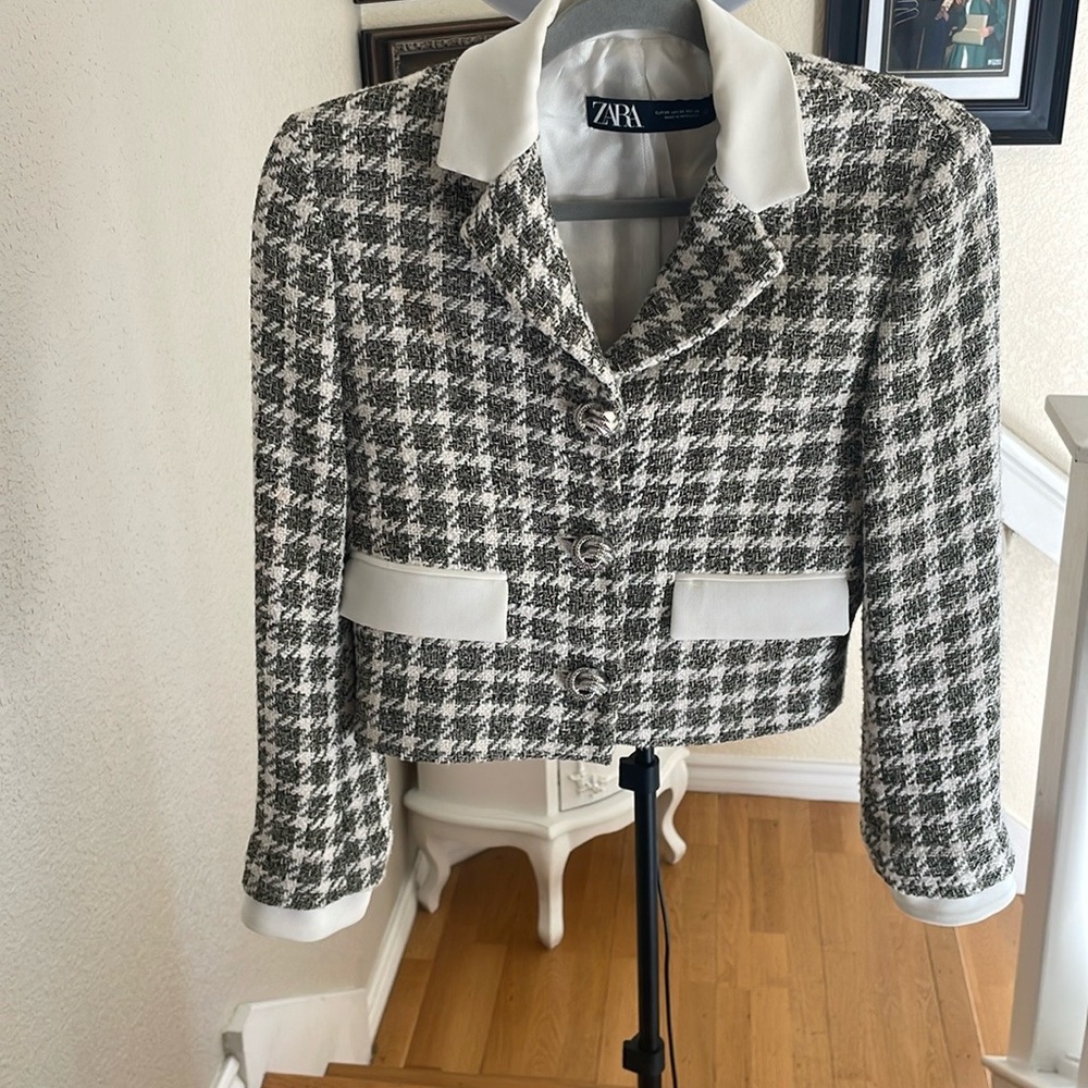 Zara tweed blazer